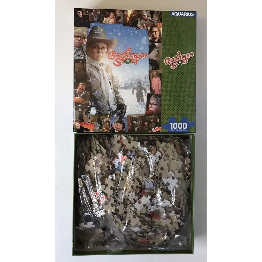 A Christmas Story Jigsaw Puzzle 1000 Pieces by Aquarius 20” x 28” Movie TV Show